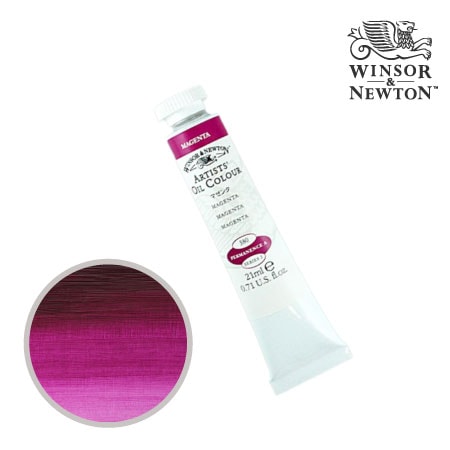 380-2　アーチスト油絵具 　マゼンタ　21ml　★★★　透明