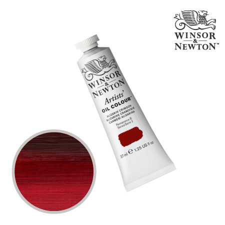 004-2　アーチスト油絵具 　アリザリンクリムソン　37ml　★★　透明