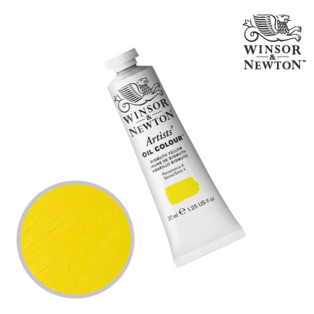 025-4　アーチスト油絵具 　ビスマスイエロー　37ml　★★★　不透明