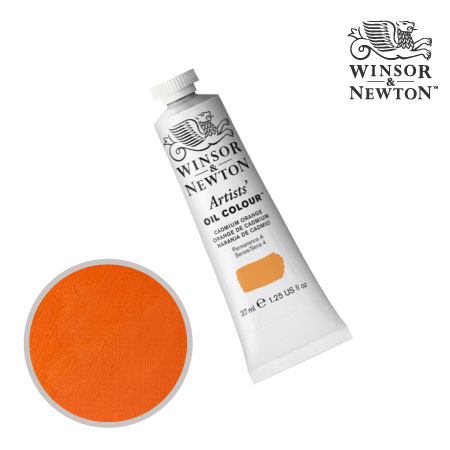 089-4　アーチスト油絵具 　カドミウムオレンジ　37ml　★★★　不透明