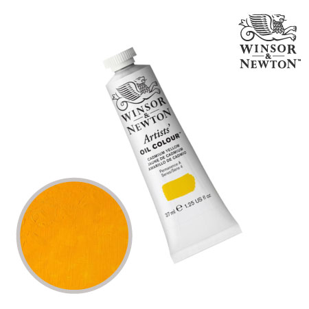 108-4　アーチスト油絵具 　カドミウムイエロー　37ml　★★★　不透明