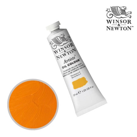 111-4　アーチスト油絵具 　カドミウムイエローディープ　37ml　★★★　不透明