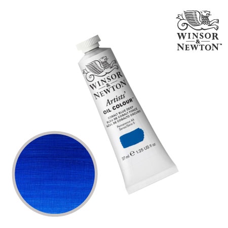 180-5　アーチスト油絵具 　コバルトブルーディープ　37ml　★★★★　半透明