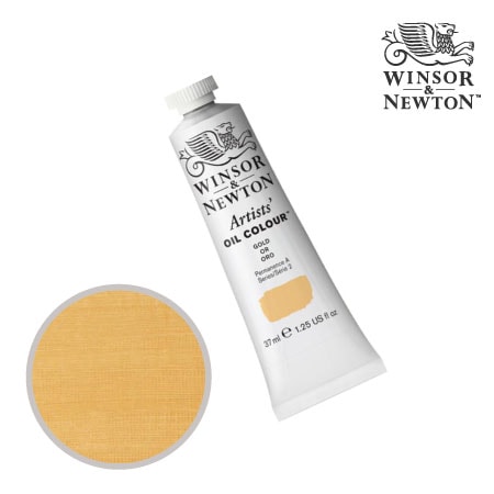 283-2　アーチスト油絵具 　ゴールド　37ml　★★★　半不透明