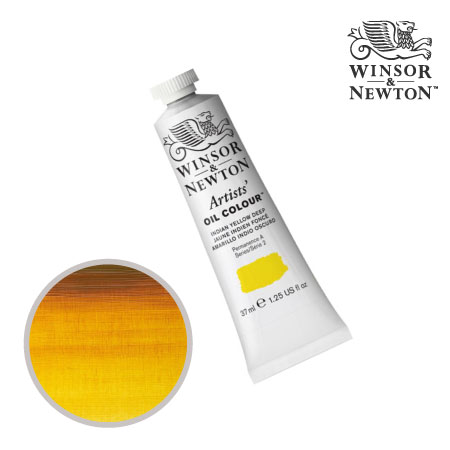 320-2　アーチスト油絵具 　インディアンイエロディープ　37ml　★★★　透明