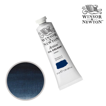 322-2　アーチスト油絵具 　インディゴ　37ml　★★★　透明
