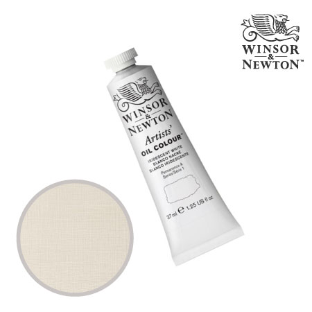 330-1　アーチスト油絵具 　イリデッセントホワイト　37ml　★★★　半不透明