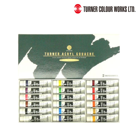 ガッシュ　スクールセット(11ml)|アクリル絵具セット|アクリル絵具