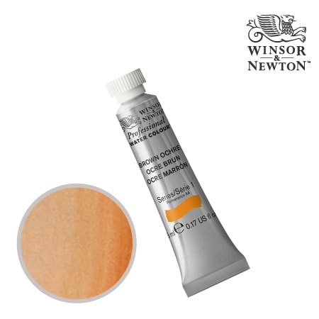 PWC 059　プロフェッショナル水彩絵具　ブラウンオーカー　5ml　　