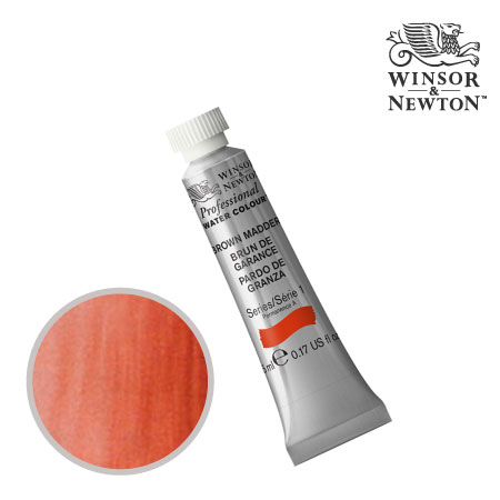 PWC 056　プロフェッショナル水彩絵具　ブラウンマダー　5ml　　