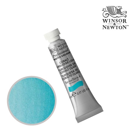 PWC 191　プロフェッショナル水彩絵具　コバルトターコイズライト　5ml　　