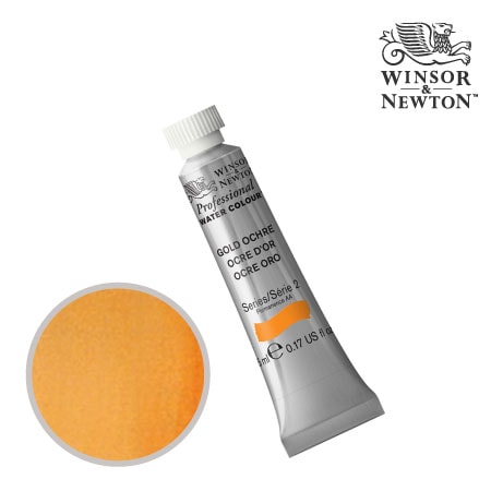 PWC 285　プロフェッショナル水彩絵具　ゴールドオーカー　5ml　　