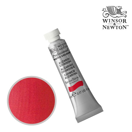 PWC 004　プロフェッショナル水彩絵具　アリザリンクリムソン　5ml　　