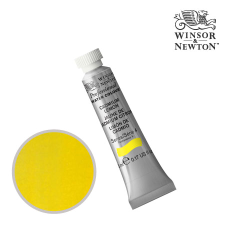 PWC 086　プロフェッショナル水彩絵具　カドミウムレモン　5ml　　