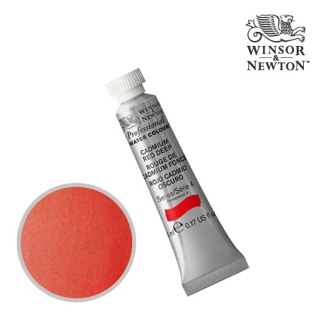 PWC 097　プロフェッショナル水彩絵具　カドミウムレッドディープ　5ml　　