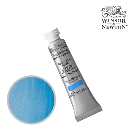 PWC 137　プロフェッショナル水彩絵具　セルリアンブルー　5ml　　