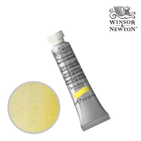 PWC 347　プロフェッショナル水彩絵具　レモンイエローニッケル　5ml　　