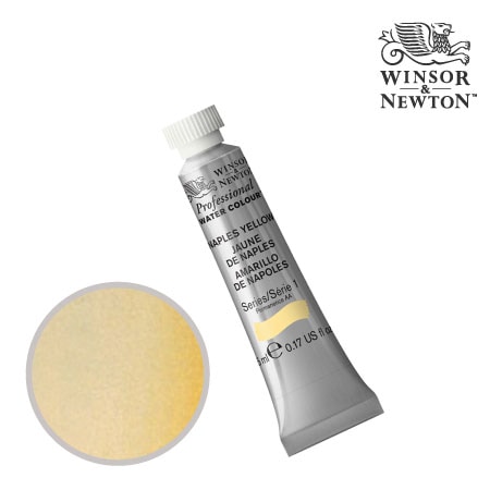 PWC 422　プロフェッショナル水彩絵具　ネープルスイエロー　5ml　　