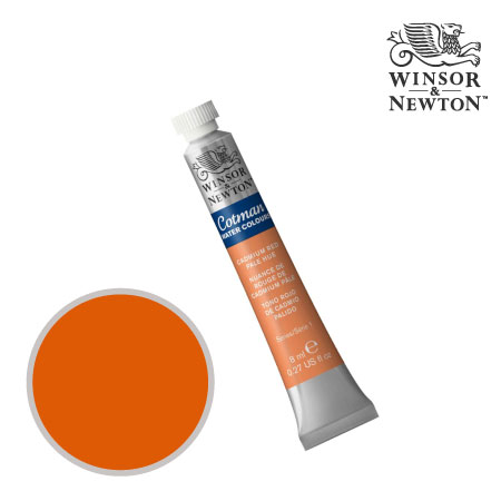 CWC 103　コットマン水彩絵具　カドミウムレッドペールヒュー　8ml　　