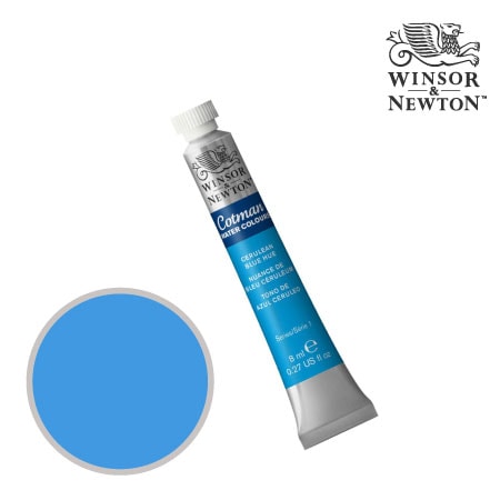 CWC 139　コットマン水彩絵具　セルリアンブルーヒュー　8ml　　