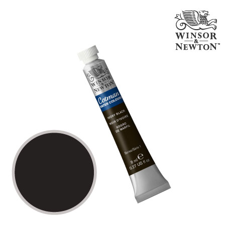 CWC 331　コットマン水彩絵具　アイボリーブラック　8ml　　