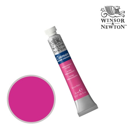 CWC 502　コットマン水彩絵具　パーマネントローズ　8ml　　