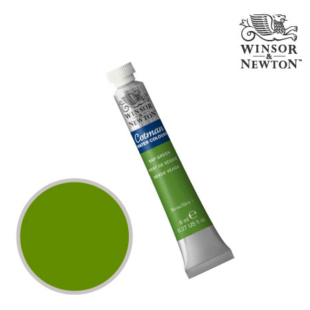CWC 599　コットマン水彩絵具　サップグリーン　8ml　　