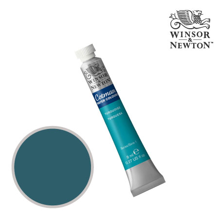 CWC 654　コットマン水彩絵具　ターコイズ　8ml　　