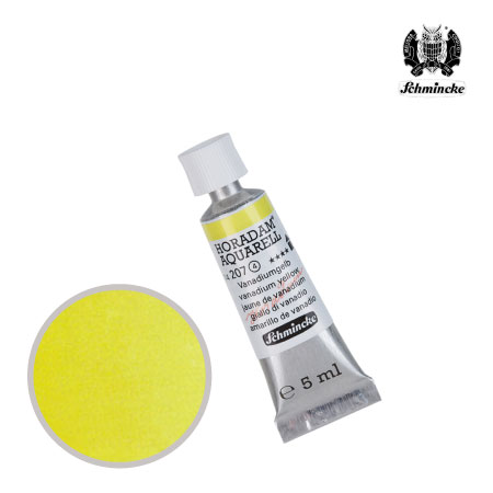 TU207-S4　ホラダム水彩絵具　バナジウムイエロー　5ml　　