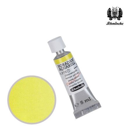 TU215-S1　ホラダム水彩絵具　レモンイエロー　5ml　　