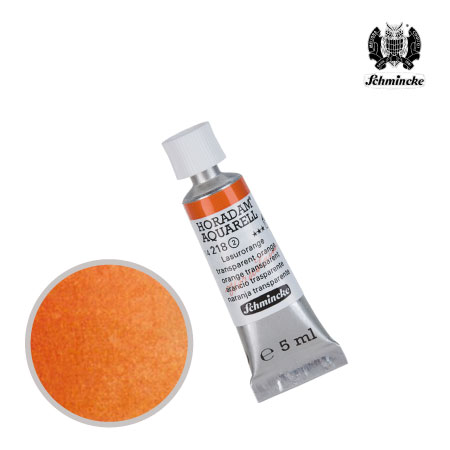 TU218-S2　ホラダム水彩絵具　トランスペアレントオレンジ　5ml　　