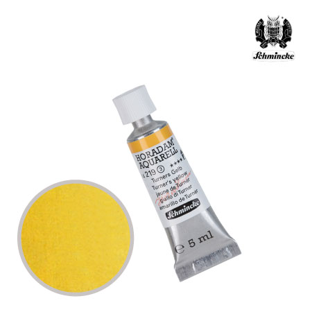 TU219-S3　ホラダム水彩絵具　ターナーズイエロー　5ml　　