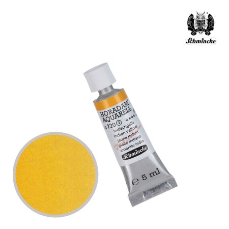 TU220-S2　ホラダム水彩絵具　インディアンイエロー　5ml　　