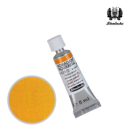 TU222-S2　ホラダム水彩絵具　イエローオレンジ　5ml　　