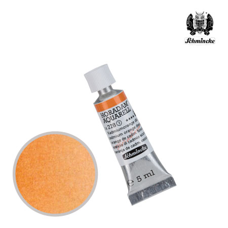 TU228-S3　ホラダム水彩絵具　カドミウムオレンジディープ　5ml　　
