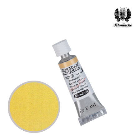 TU229-S2　ホラダム水彩絵具　ネープルスイエロー　5ml　　