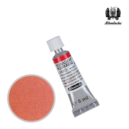 TU343-S3　ホラダム水彩絵具　キナクリドンレッドライト　5ml　　