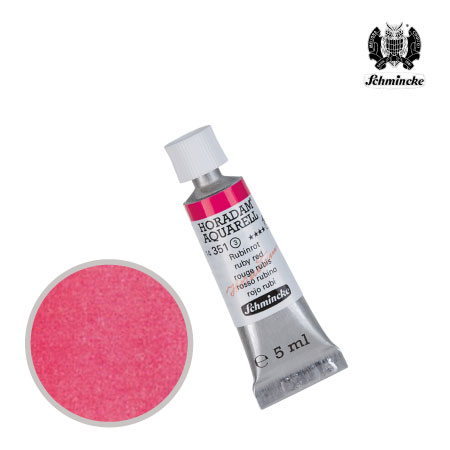 TU351-S3　ホラダム水彩絵具　ルビーレッド　5ml　　