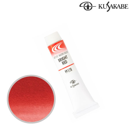 NW6-179　専門家用水彩絵具6号　ブライトレッド　6号チューブ　　