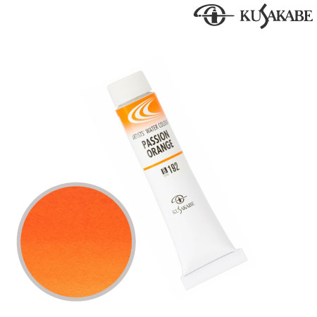 NW6-192　専門家用水彩絵具6号　パッションオレンジ　6号チューブ　　