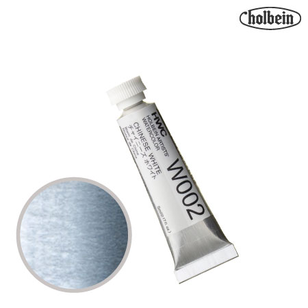 HWC-W002　透明水彩　チャイニーズホワイト　5ml　　