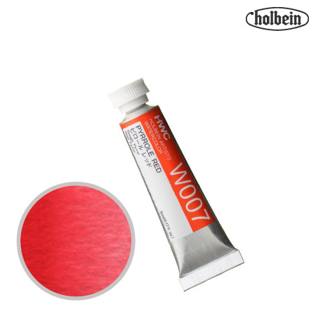 HWC-W007　透明水彩　ピロールレッド　5ml　　