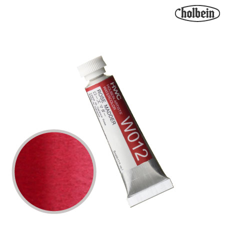 HWC-W012　透明水彩　ローズマダー　5ml　　