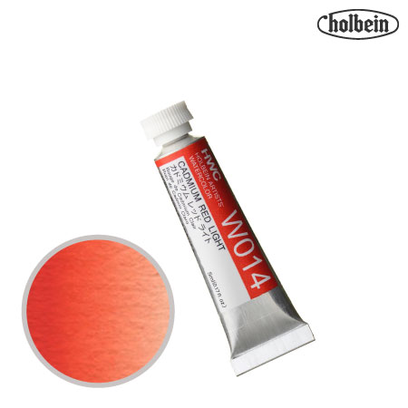 HWC-W014　透明水彩　カドミウムレッドライト　5ml　　