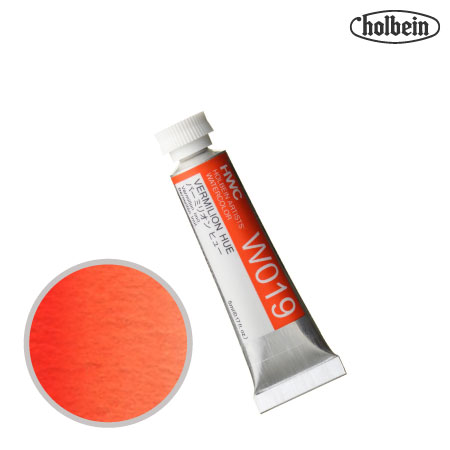 HWC-W019　透明水彩　バーミリオンヒュー　5ml　　