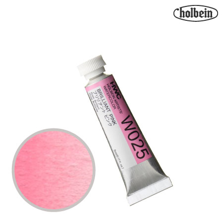 HWC-W025　透明水彩　ブリリアントピンク　5ml　　