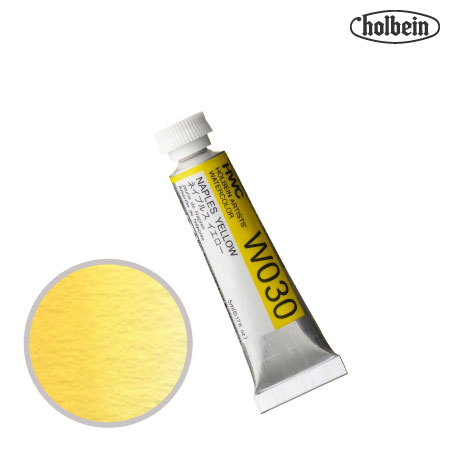 HWC-W030　透明水彩　ネイプルスイエロー　5ml　　