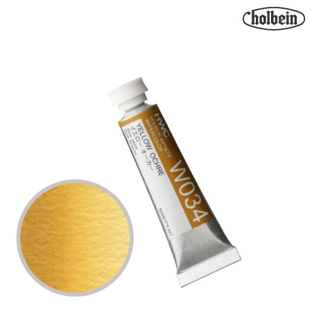 HWC-W034　透明水彩　イエローオーカー　5ml　　