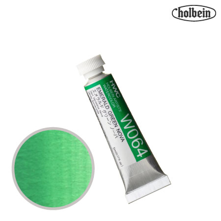 HWC-W064　透明水彩　エメラルドグリーンノーバ　5ml　　