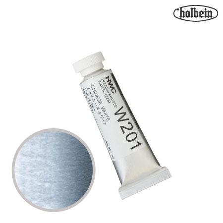 HWC-W201　透明水彩　チャイニーズホワイト　15ml　　